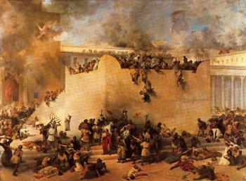 Francesco Hayez : Destruction of the Temple of Jerusalem